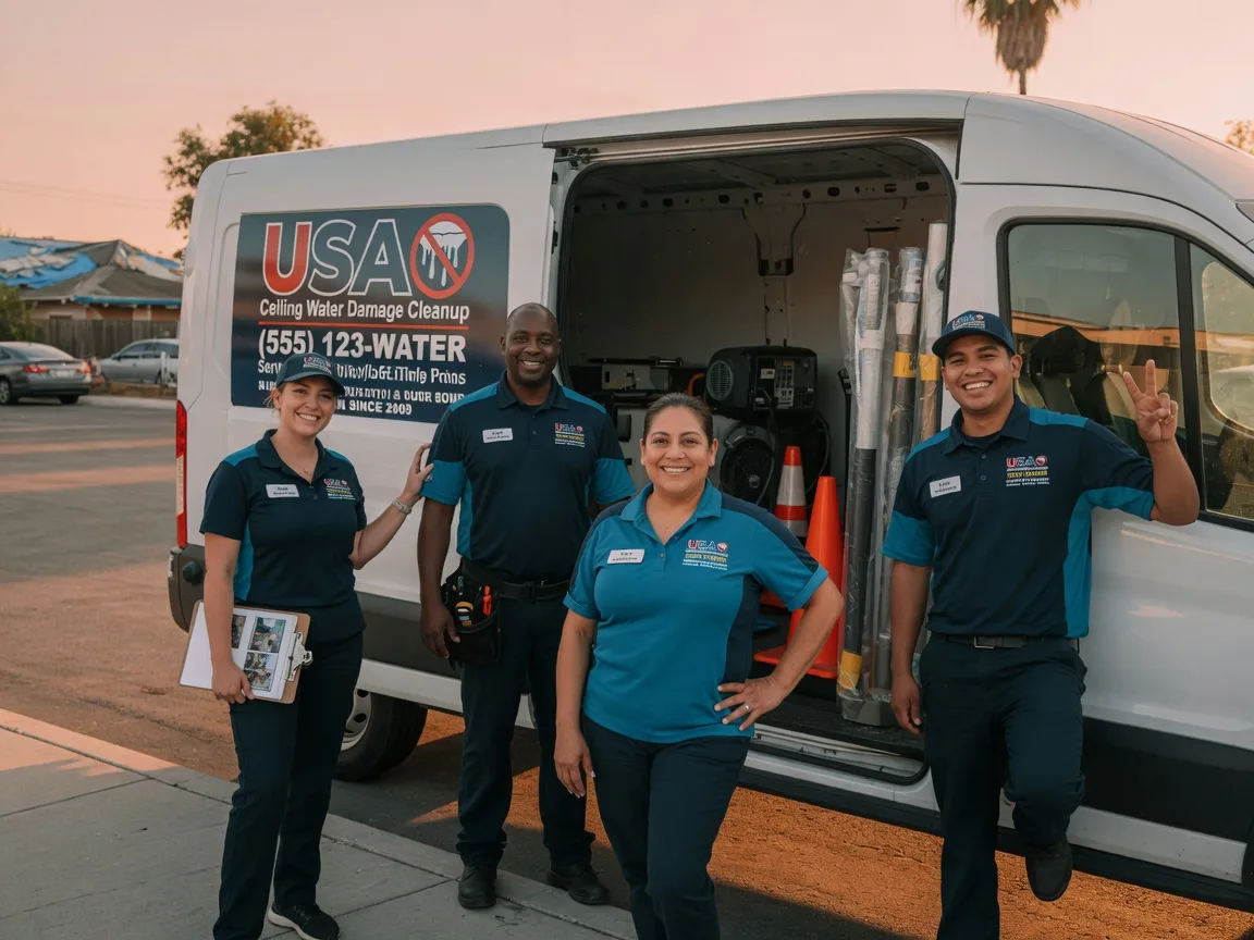 Ceiling Water Damage Restoration company in Melcroft, PA